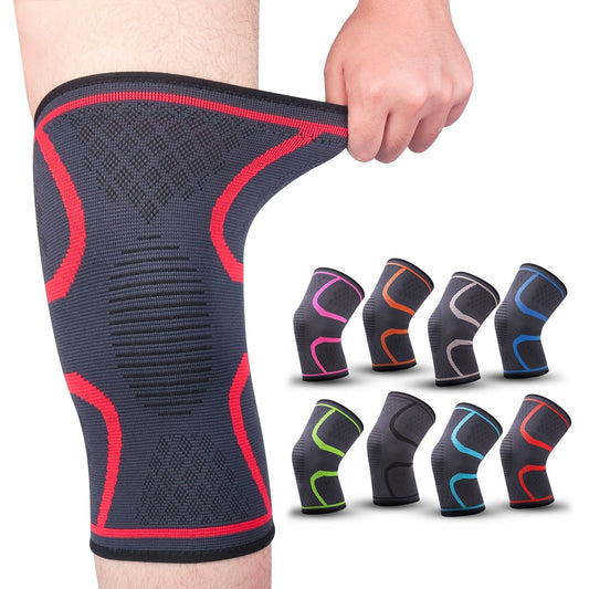 1pc Nylon Elastische Sport Knie Pads Atmungsaktive Unterstützung Knie Brace Laufen Fitness Wandern Radfahren Knie Protector Joelheiras SKDK